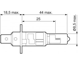 Bec H1 12V 55W P14,5s PLUS 50